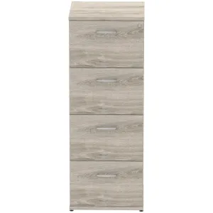 Impulse Lockable Wood Finish Office Filing Cabinet