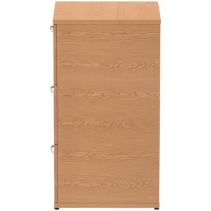 Impulse Lockable Wood Finish Office Filing Cabinet