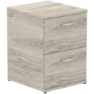 Impulse Lockable Wood Finish Office Filing Cabinet