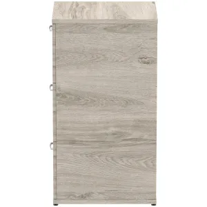 Impulse Lockable Wood Finish Office Filing Cabinet