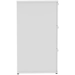 Impulse Lockable Wood Finish Office Filing Cabinet