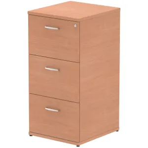 Impulse Lockable Wood Finish Office Filing Cabinet