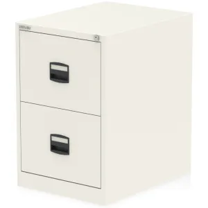Qube by Bisley Two Drawer Steel Filing Cabinet
