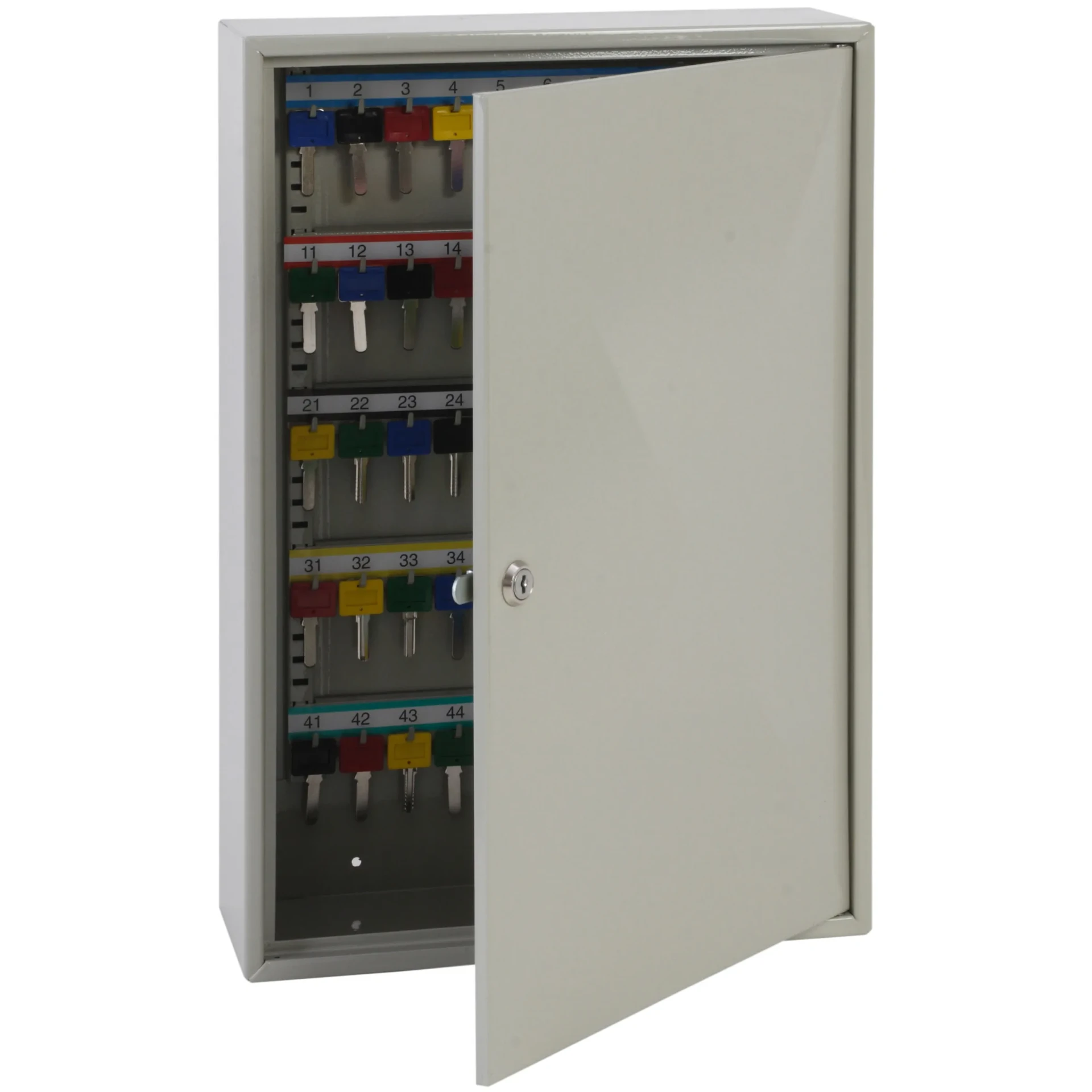 Phoenix Deep Wall Mounted Key Cabinet for 50 to 200 Bulky Keys