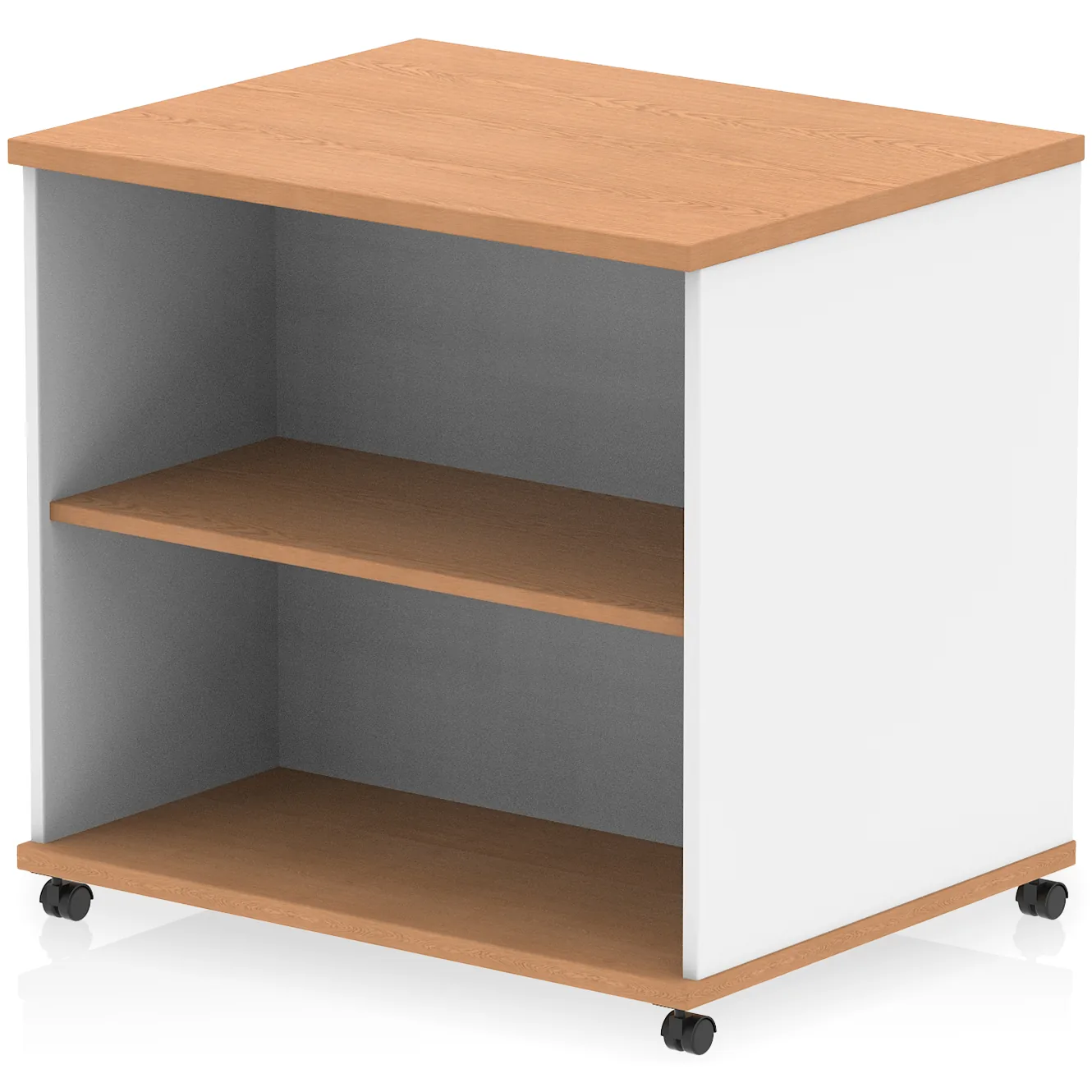 Impulse Mobile Office Bookcase on Castors in 13 Finishes