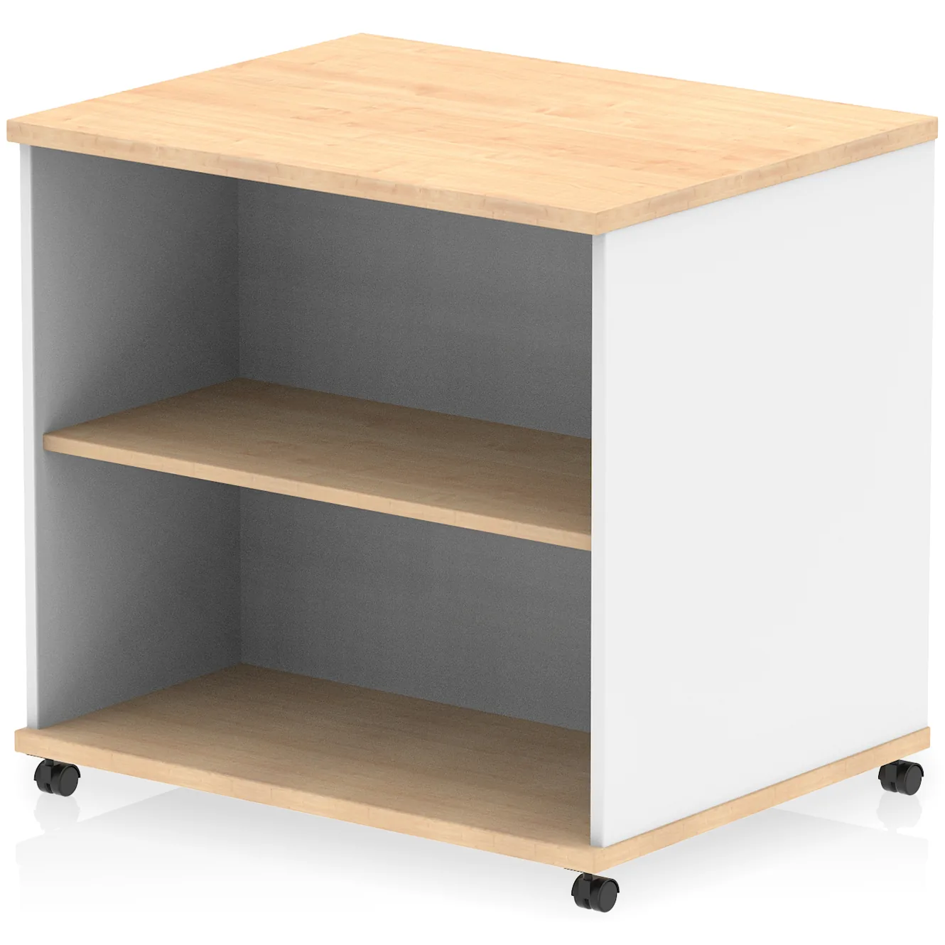 Impulse Mobile Office Bookcase on Castors in 13 Finishes