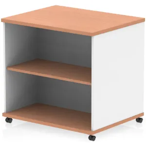 Impulse Mobile Office Bookcase on Castors in 13 Finishes