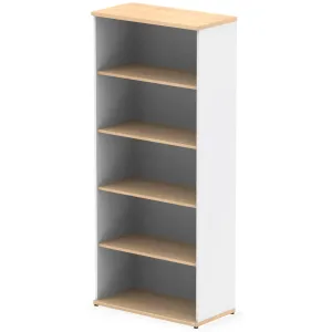 Impulse Office Bookcase with Adjustable Shelves in 13 Finishes