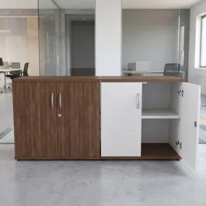 Impulse Desk High Lockable Office Cupboard in 13 Finishes