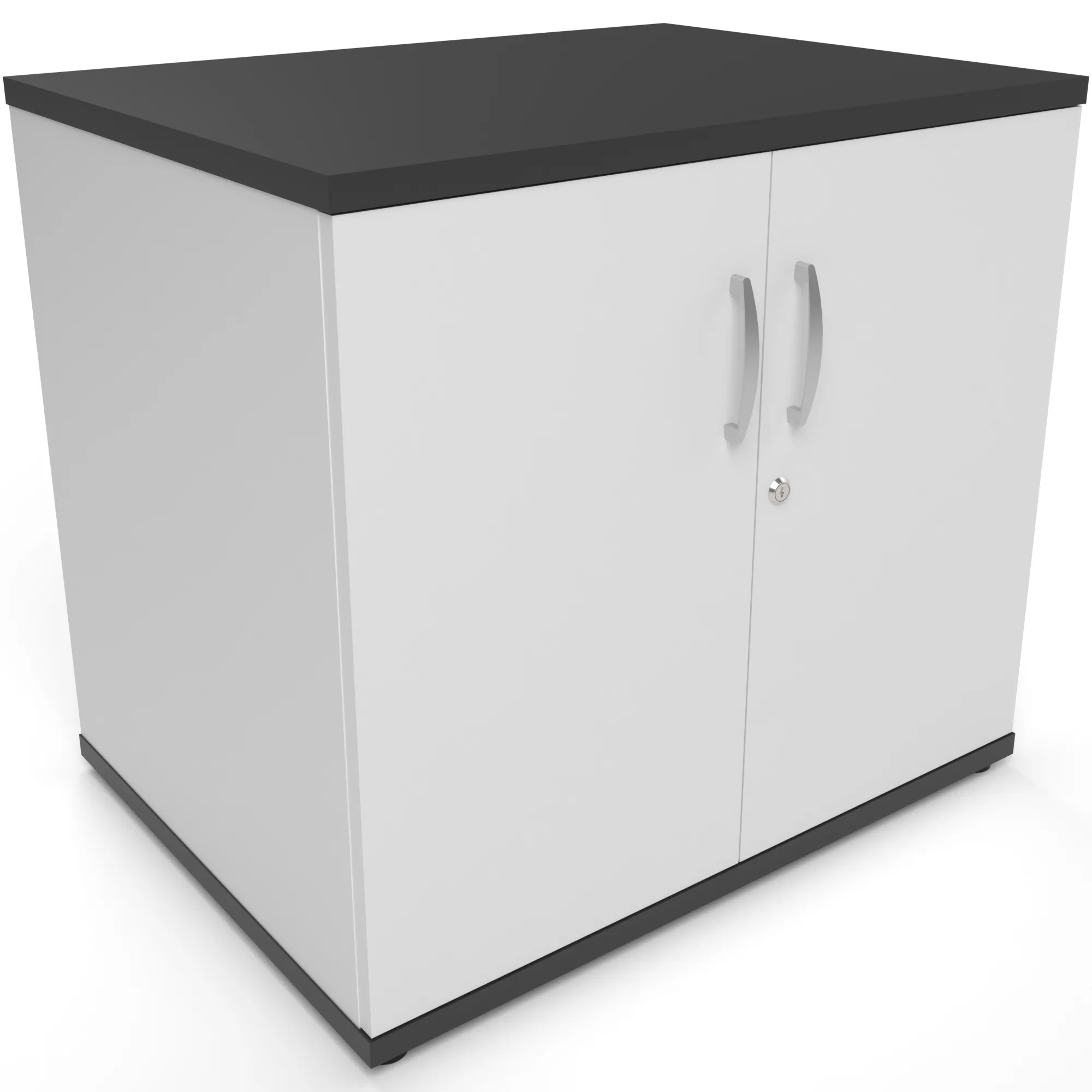 Impulse Desk High Lockable Office Cupboard in 13 Finishes