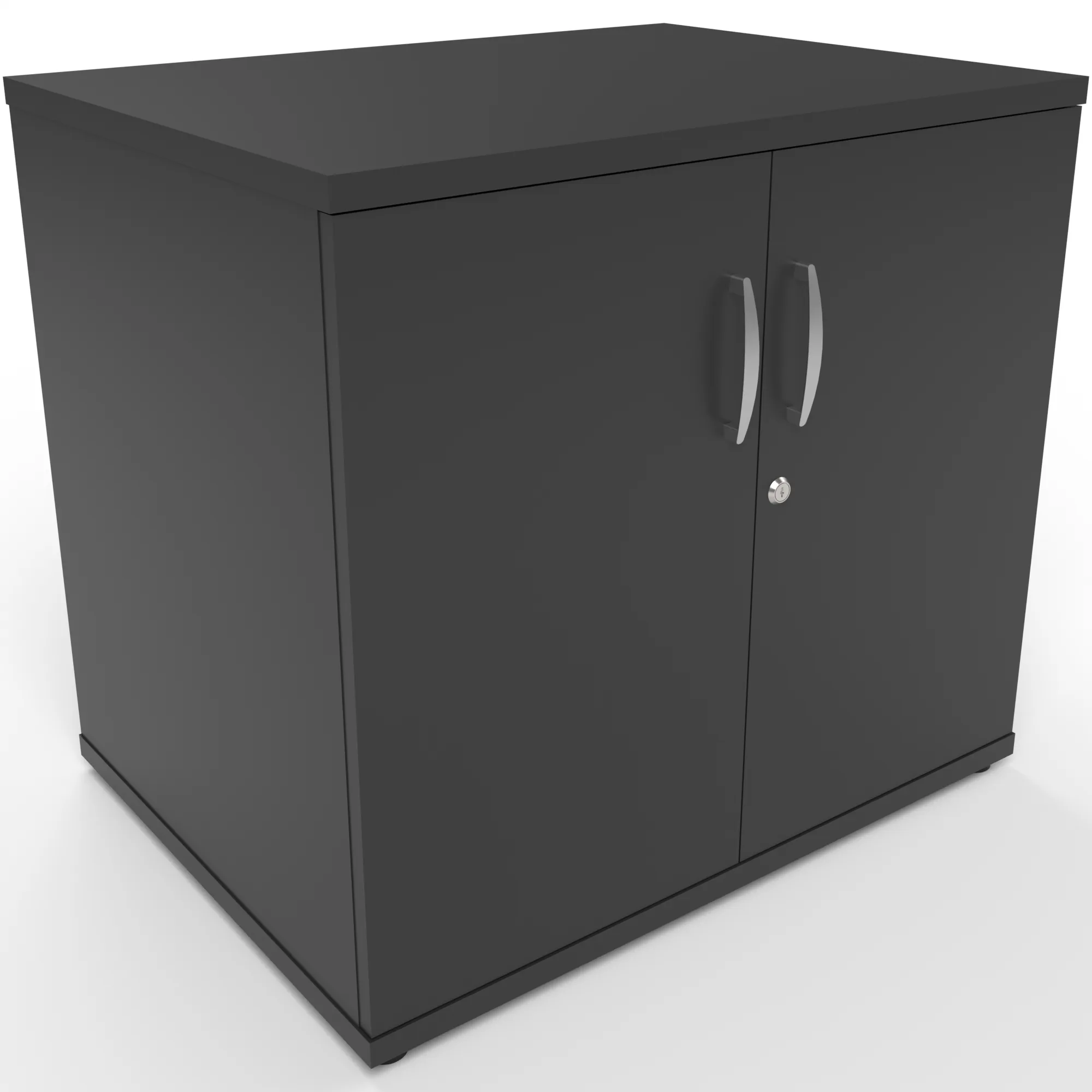 Impulse Desk High Lockable Office Cupboard in 13 Finishes