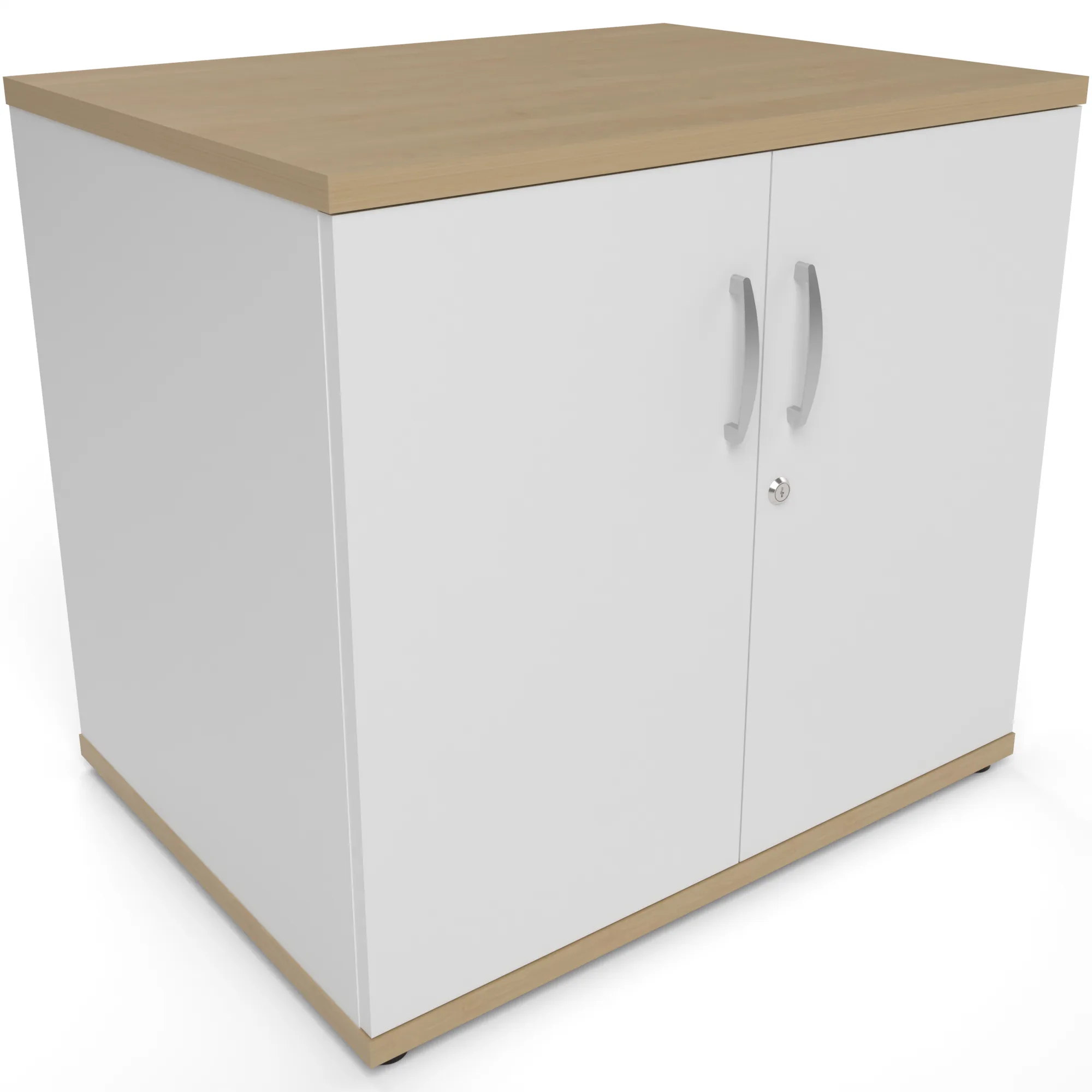 Impulse Desk High Lockable Office Cupboard in 13 Finishes