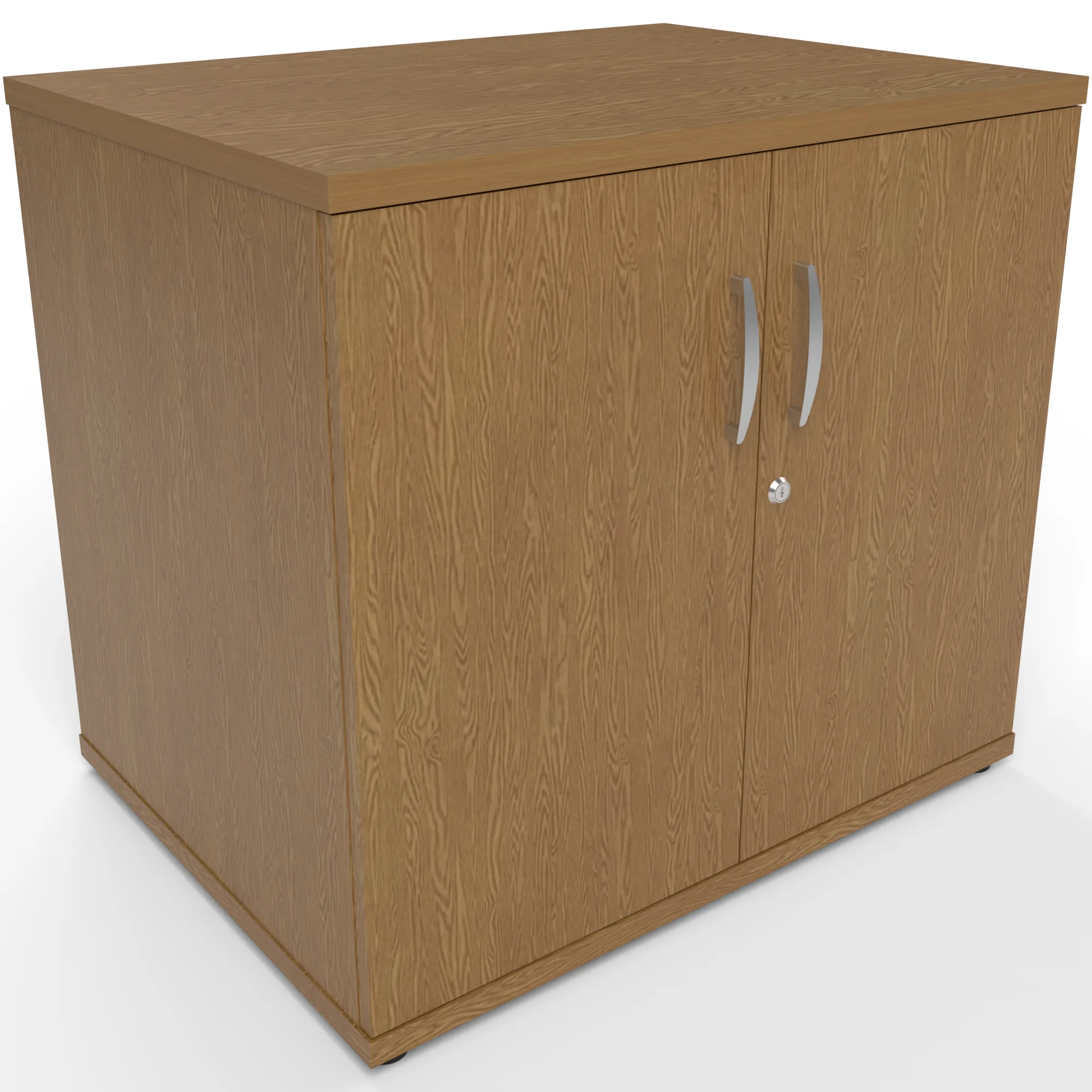 Impulse Desk High Lockable Office Cupboard in 13 Finishes