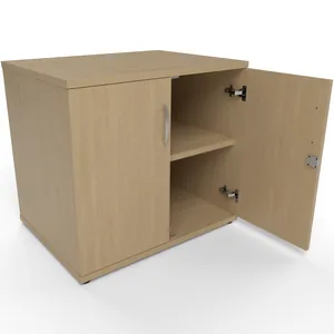 Impulse Desk High Lockable Office Cupboard in 13 Finishes