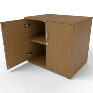 Impulse Desk High Lockable Office Cupboard in 13 Finishes