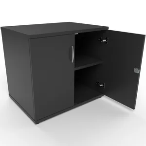 Impulse Desk High Lockable Office Cupboard in 13 Finishes