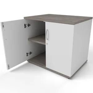 Impulse Desk High Lockable Office Cupboard in 13 Finishes