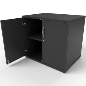 Impulse Desk High Lockable Office Cupboard in 13 Finishes