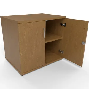 Impulse Desk High Lockable Office Cupboard in 13 Finishes