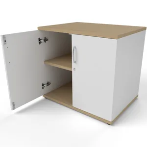 Impulse Desk High Lockable Office Cupboard in 13 Finishes