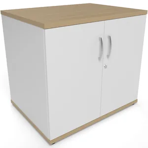 Impulse Desk High Lockable Office Cupboard in 13 Finishes