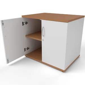 Impulse Desk High Lockable Office Cupboard in 13 Finishes
