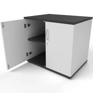 Impulse Desk High Lockable Office Cupboard in 13 Finishes