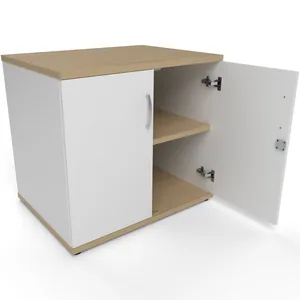 Impulse Desk High Lockable Office Cupboard in 13 Finishes