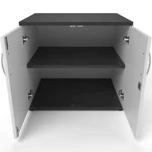 Impulse Desk High Lockable Office Cupboard in 13 Finishes