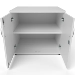 Impulse Desk High Lockable Office Cupboard in 13 Finishes