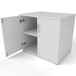 Impulse Desk High Lockable Office Cupboard in 13 Finishes