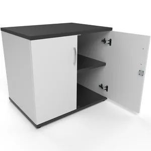 Impulse Desk High Lockable Office Cupboard in 13 Finishes