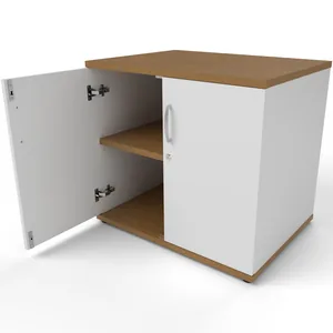 Impulse Desk High Lockable Office Cupboard in 13 Finishes