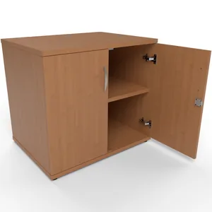 Impulse Desk High Lockable Office Cupboard in 13 Finishes