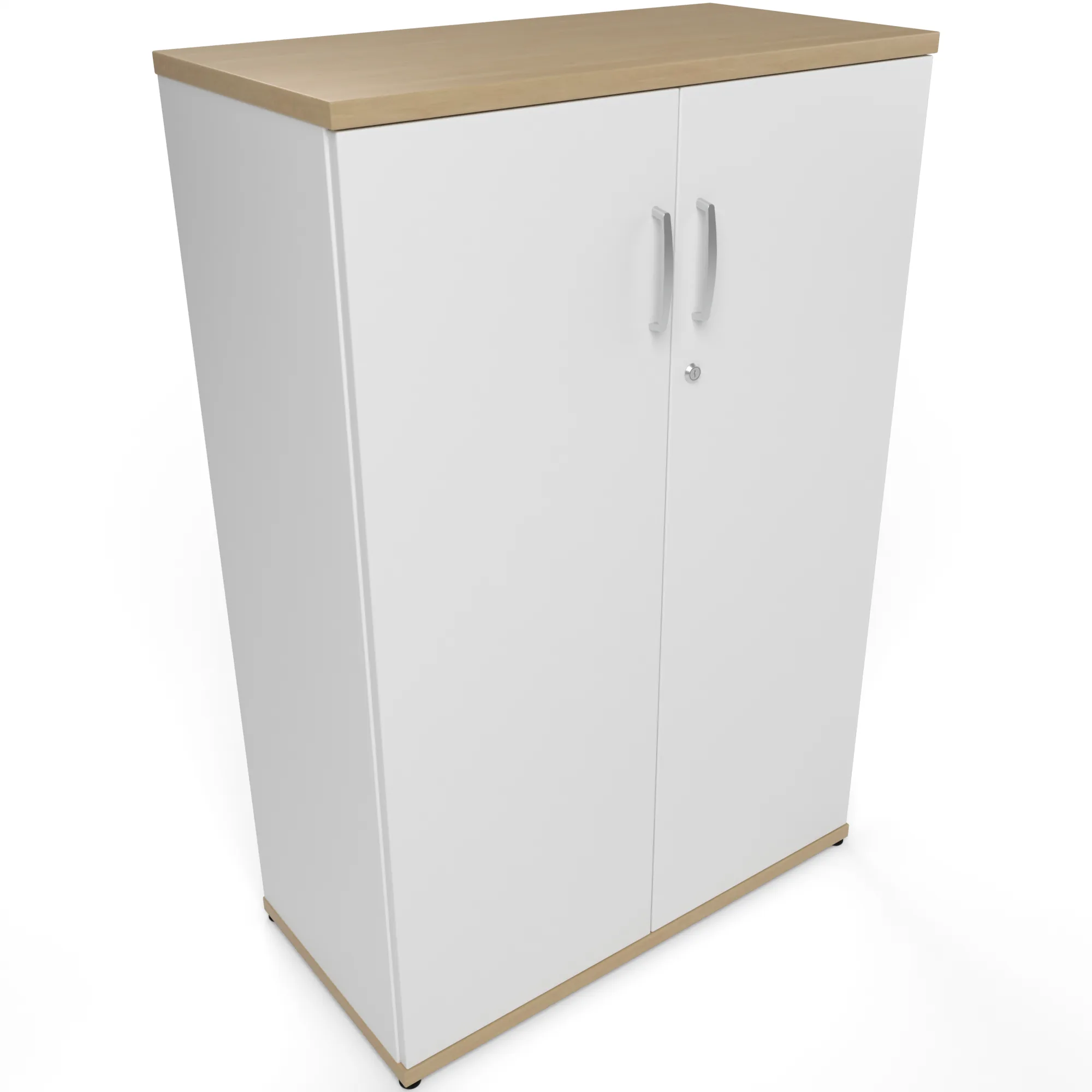 Impulse Lockable Office Storage Cupboard in Four Heights