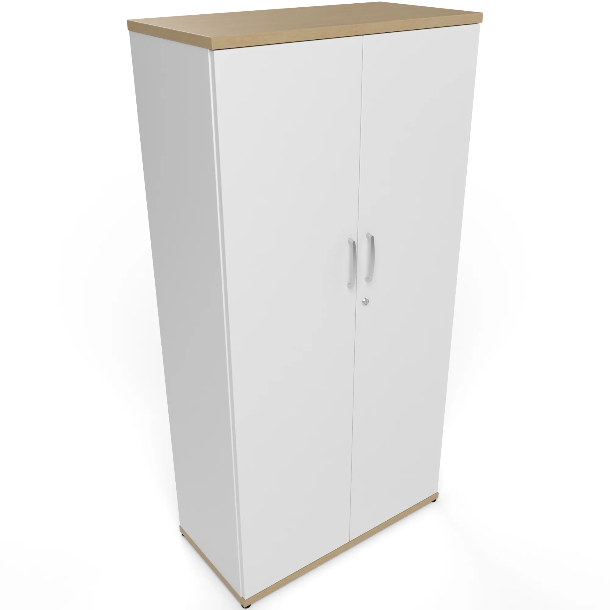 Impulse Lockable Office Storage Cupboard in Four Heights