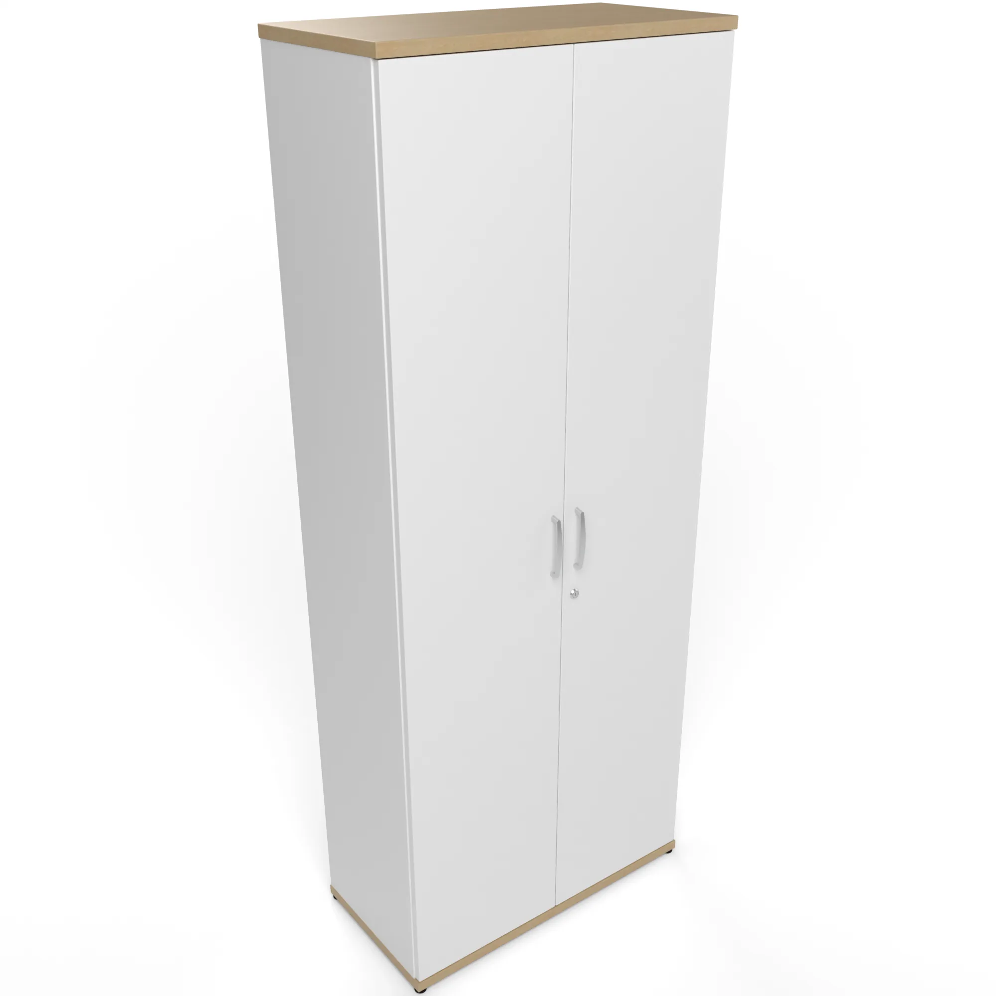 Impulse Lockable Office Storage Cupboard in Four Heights