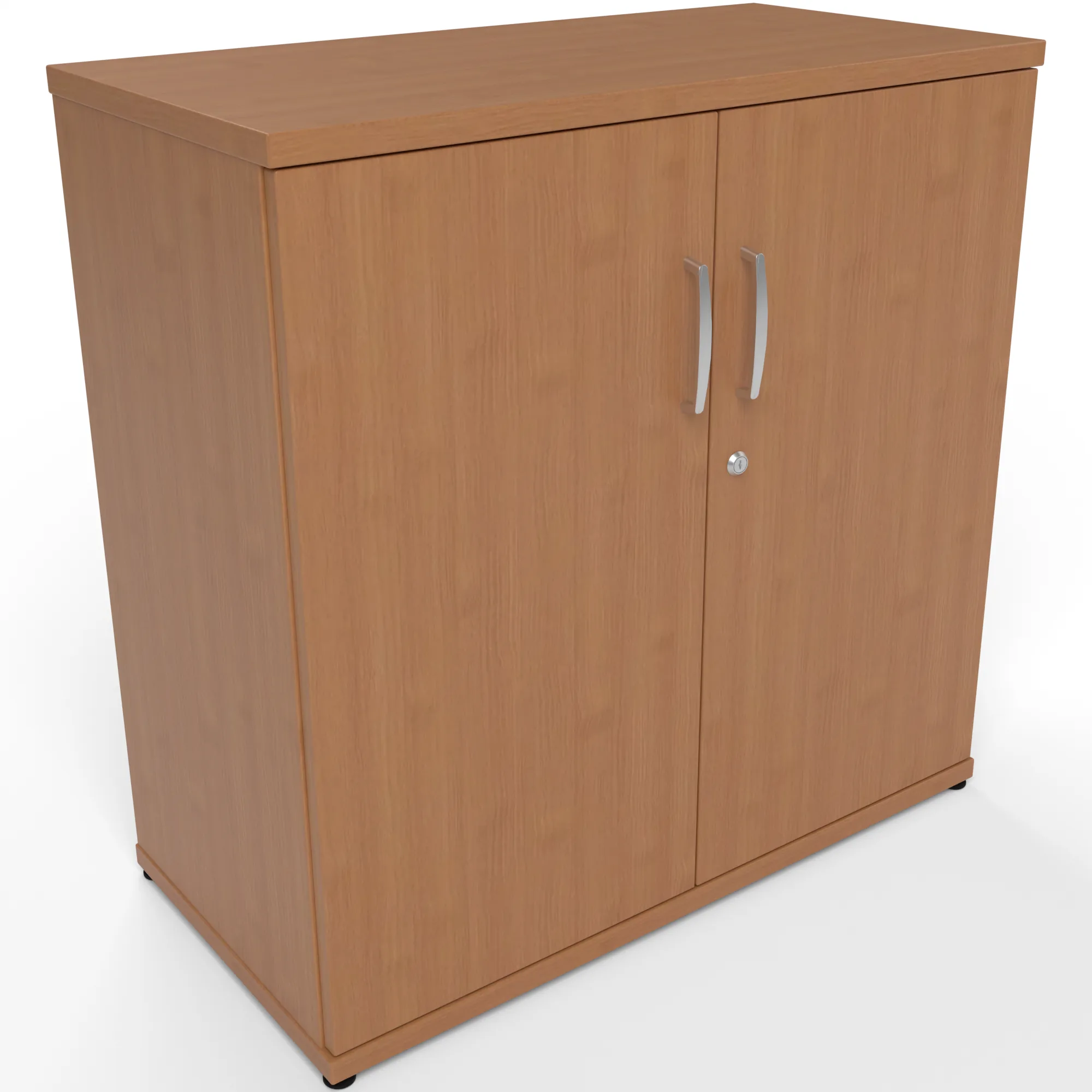 Impulse Lockable Office Storage Cupboard in Four Heights