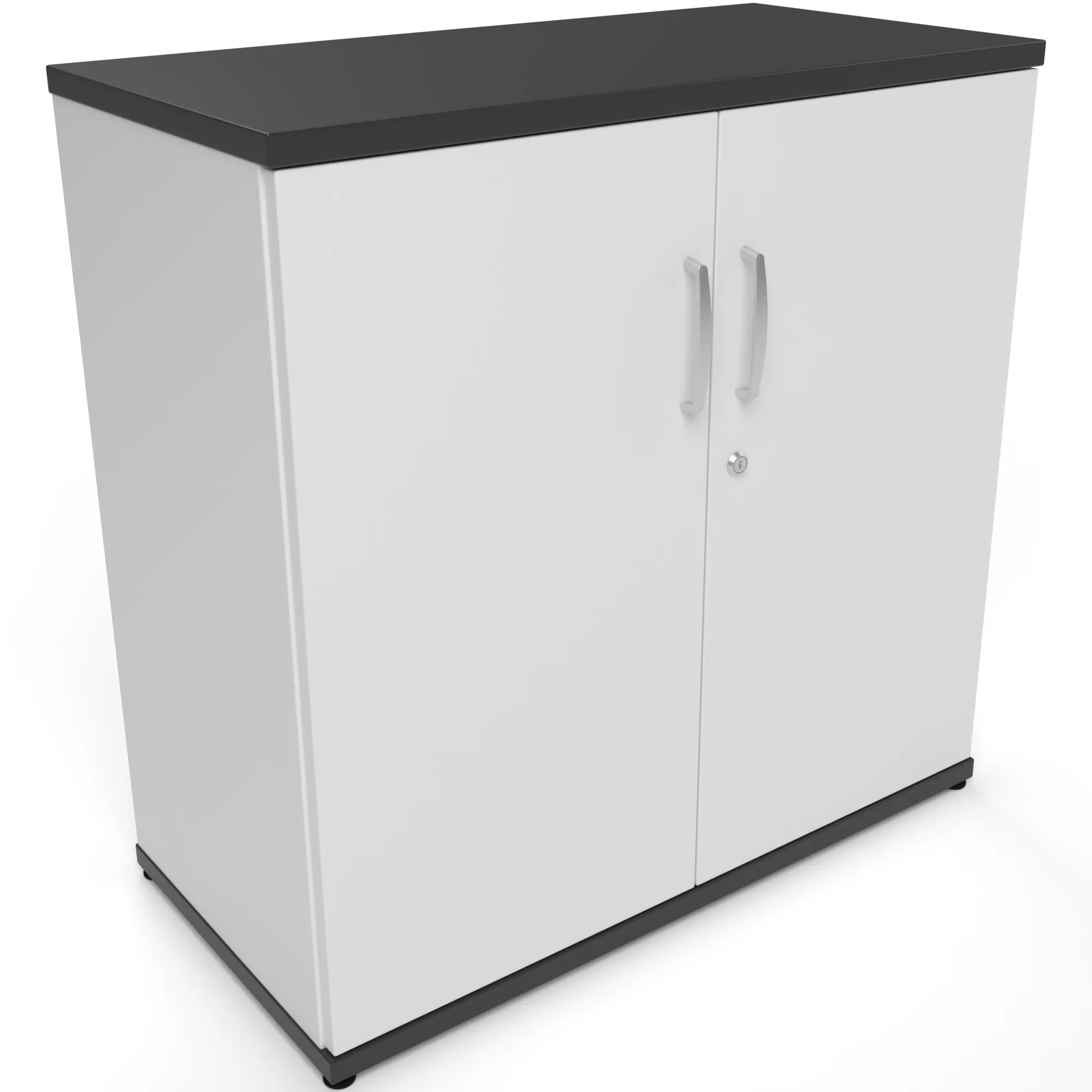 Impulse Lockable Office Storage Cupboard in Four Heights