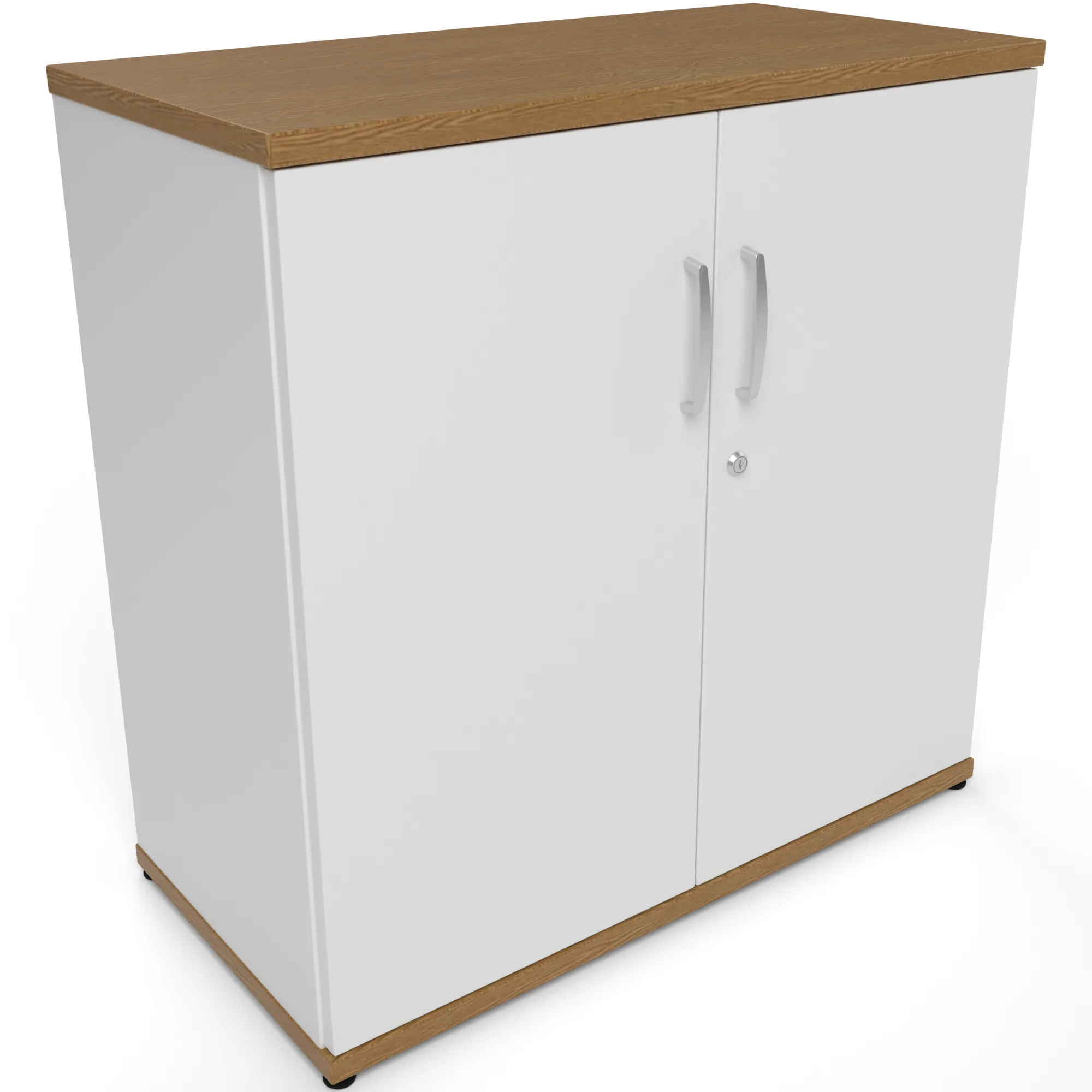 Impulse Lockable Office Storage Cupboard in Four Heights