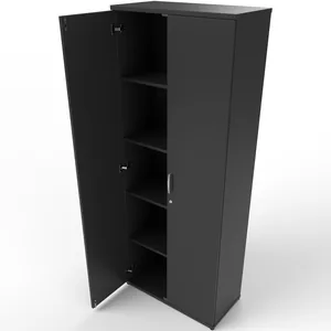 Impulse Lockable Office Storage Cupboard in Four Heights