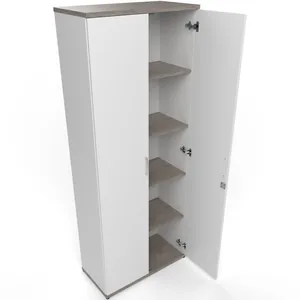 Impulse Lockable Office Storage Cupboard in Four Heights