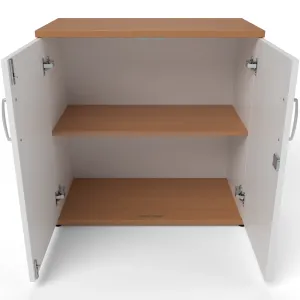 Impulse Lockable Office Storage Cupboard in Four Heights