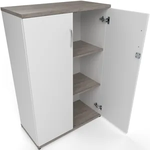 Impulse Lockable Office Storage Cupboard in Four Heights