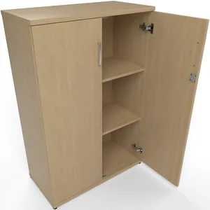 Impulse Lockable Office Storage Cupboard in Four Heights