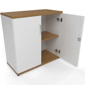Impulse Lockable Office Storage Cupboard in Four Heights