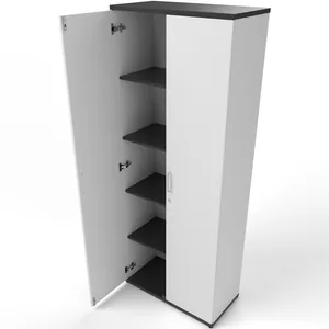 Impulse Lockable Office Storage Cupboard in Four Heights