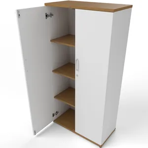 Impulse Lockable Office Storage Cupboard in Four Heights