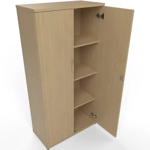 Impulse Lockable Office Storage Cupboard in Four Heights