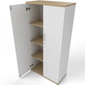 Impulse Lockable Office Storage Cupboard in Four Heights